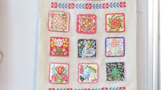 東欧の刺繍を楽しむ会主催「刺しゅうサロンの作品展」を開催中